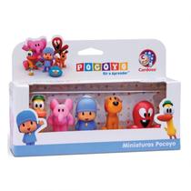 Turma do Pocoyo 5 Miniaturas Vinil Atóxico Brinquedo para Banho