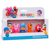 Turma Do Pocoyo Miniaturas Dedoche 5 Peças Infantil Original