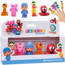Turma do Pocoyo Vinil 5 Dedoches Com Diferentes Personagens