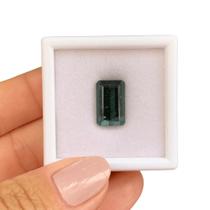 Turmalina Azul Acinzentada Baguete Retangular 9,13ct