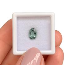 Turmalina Azul Acinzentada Oval 1,08ct