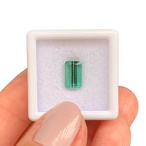 Turmalina Azul Claro Baguete Retangular 1,94ct Turmalina Azul Claro Baguete Retangular 1,94ct