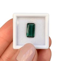 Turmalina Azul Esverdeada Baguete Retangular 3,02ct