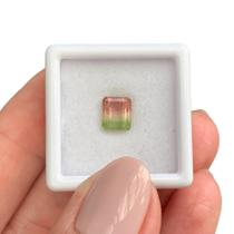 Turmalina Bicolor Baguete Retangular 1,30ct Turmalina Bicolor Baguete Retangular 1,30ct