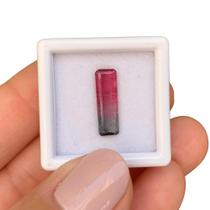 Turmalina Bicolor Baguete Retangular 1,69ct