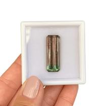 Turmalina Bicolor Baguete Retangular 21,90ct
