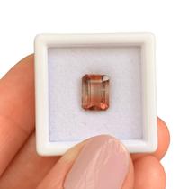 Turmalina Bicolor Baguete Retangular 2,25ct