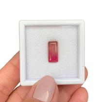 Turmalina Bicolor Baguete Retangular 3,88ct