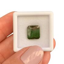 Turmalina Bicolor Baguete Retangular 4,75ct