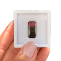 Turmalina Bicolor Baguete Retangular 7,87ct