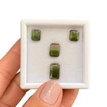 Turmalina Bicolor Baguete Retangular SET 12,28ct