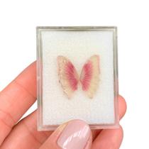 Turmalina Bicolor Placa Borboleta Par 8,91ct Turmalina Bicolor Placa Borboleta Par 8,91ct