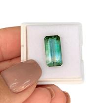 Turmalina Bicolor Retangular 4,44ct
