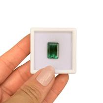 Turmalina Bicolor Verde Azulada Baguete 9,33ct Turmalina Bicolor Verde Azulada Baguete 9,33ct