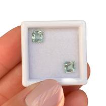 Turmalina Incolor Acinzentada Princess Par 1,48ct