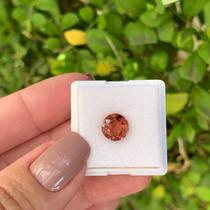 Turmalina Laranja Brilhante ø8mm 2,19ct