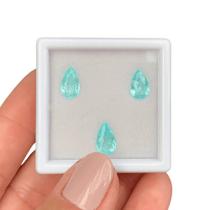 Turmalina Paraíba Azul Neon Gota SET 3,62ct Turmalina Paraíba Azul Neon Gota SET 3,62ct