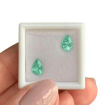 Turmalina Paraíba Verde Azulado Par 1,50ct