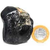 Turmalina Preta Pedra Natural Rolado da Proteção 55m 79g Turmalina Preta Pedra Natural Rolado da Proteção 55m 79g