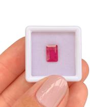 Turmalina Rosa Baguete Retangular 1,73ct