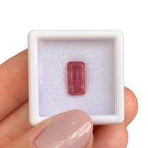 Turmalina Rosa Baguete Retangular 2,12ct