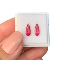 Turmalina Rosa Gota Par 1,37ct