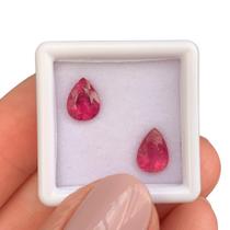 Turmalina Rosa Gota Par 2,08ct