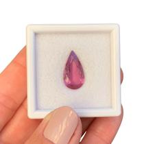 Turmalina Roxa Gota Lágrima 5,71ct