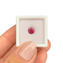 Turmalina Rubelita Brilhante ø5,90mm 0,80ct