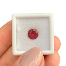 Turmalina Rubelita Brilhante ø7,5mm 1,63ct