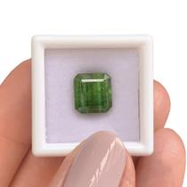 Turmalina Verde Amarelado EmeraldCut Baguete 4,72ct Turmalina Verde Amarelado EmeraldCut Baguete 4,72ct