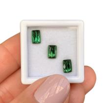Turmalina Verde Azulada Cushion SET 2,22ct