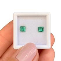 Turmalina Verde Azulado Princess Par 0,85ct