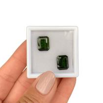 Turmalina Verde Baguete Par 10,60ct