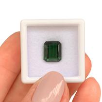 Turmalina Verde Baguete Retangular 3,66ct Turmalina Verde Baguete Retangular 3,66ct