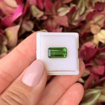 Turmalina Verde Baguete Retangular 4,36ct