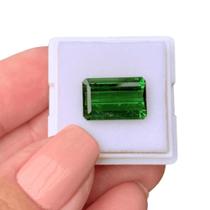 Turmalina Verde Baguete Retangular 5,03ct Turmalina Verde Baguete Retangular 5,03ct