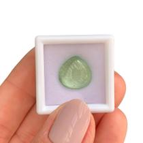 Turmalina Verde Gota Cabochão 6,56ct