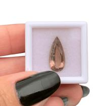 Turmalina Vermelha Amarronzada Gota 3,97ct Turmalina Vermelha Amarronzada Gota 3,97ct