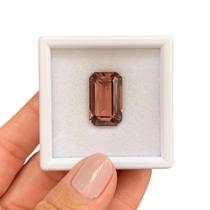 Turmalina Vermelha Baguete Retangular 21,28ct