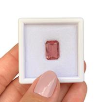 Turmalina Vermelha Baguete Retangular 3,96ct
