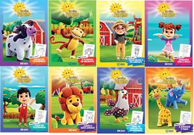 Turminha paraiso - kit c/ 8 livrinhos infantis para colorir Turminha paraiso - kit c/ 8 livrinhos infantis para colorir