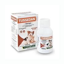 Tussedan Xarope Tosse 100ml Pet Cães E Gatos Biofarm