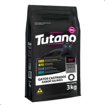 Tutano Premium Plus Gatos Castrados Todas Raças Salmão 3Kg