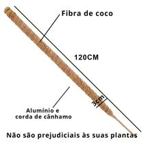 Tutor para Plantas Trepadeiras Fibra de Coco 60cm 80cm 100cm 120cm 150cm Estaca Suporte Natural Jardim Tutor para Plantas Trepadeiras Fibra de Coco 60cm 80cm 100cm 120cm 150cm Estaca Suporte Natural Jardim