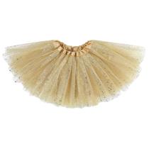 Tutu Century Star Sparkle Gold para meninas de 2 a 8 anos Tutu Century Star Sparkle Gold para meninas de 2 a 8 anos