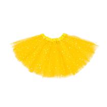 Tutu Century Star Sparkle Yellow para meninas de 2 a 8 anos Tutu Century Star Sparkle Yellow para meninas de 2 a 8 anos