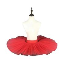 Tutu De Balé Profissional Branco Para Adultos E Crianças, Saia Rígida Tipo Pancake Para Prática De