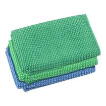 Tuut, Linha Top Clean, Jogo com 3 Panos para Limpeza de Microfibra, Colorido, 40cm