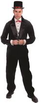 Tuxedo Dress Up America Adult Black Medium com camisa e colete Tuxedo Dress Up America Adult Black Medium com camisa e colete